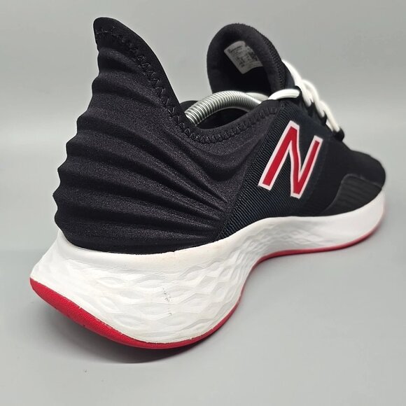 New Balance Fresh Foam Roav Black Team Red Running Shoes Sneakers Men's Size 12 - Picture 9 of 12